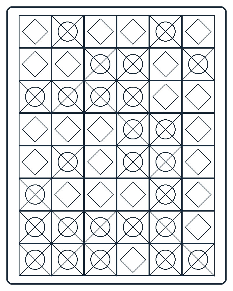 Patchwork Quilt Coloring Page 10 line-art preview
