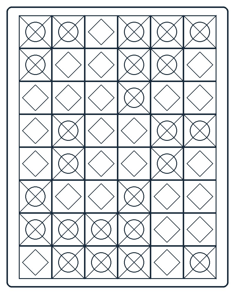 Patchwork Quilt Coloring Page 38 line-art preview