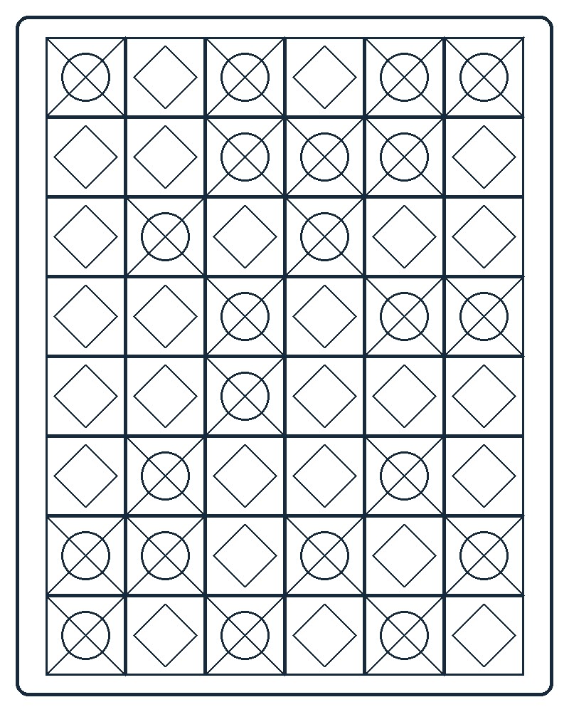 Patchwork Quilt Coloring Page 59 line-art preview