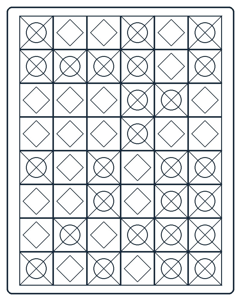 Patchwork Quilt Coloring Page 87 line-art preview