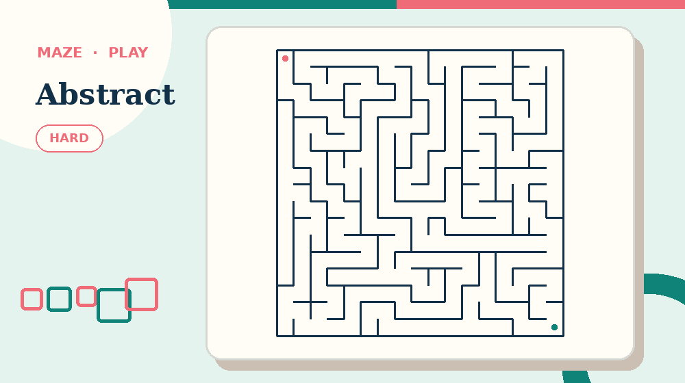 Actual abstract Mazes activity preview from this puzzle page