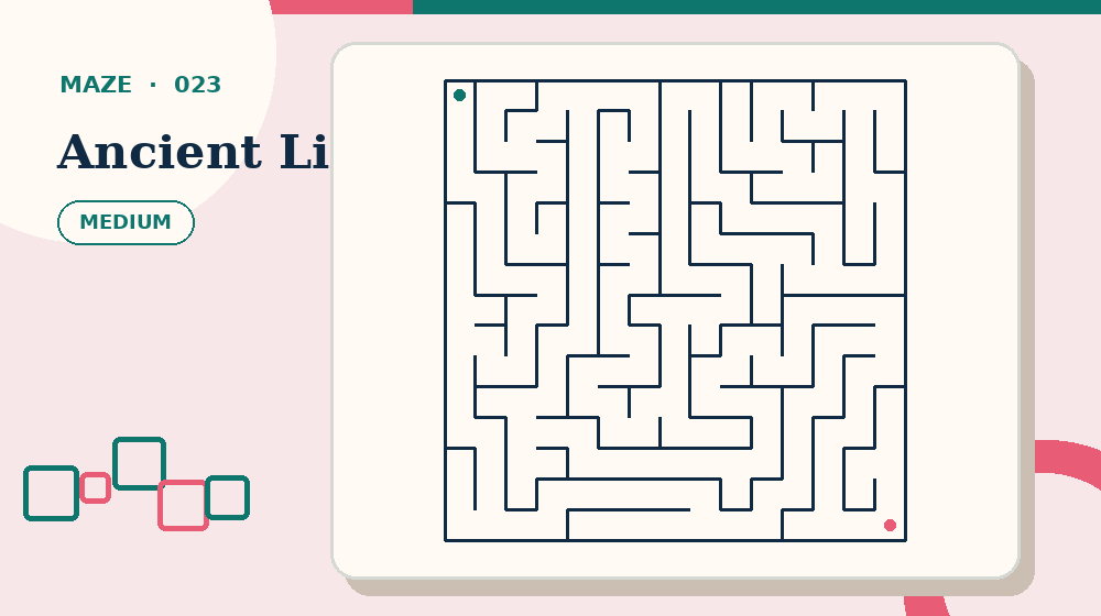Actual ancient library Mazes activity preview from this puzzle page