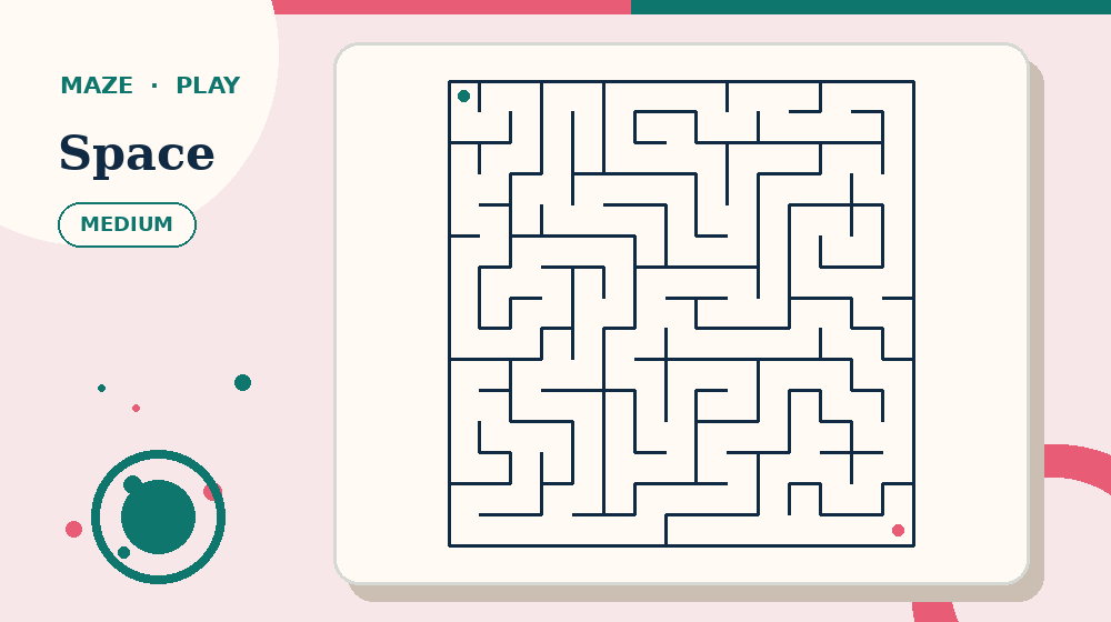 Actual space Mazes activity preview from this puzzle page