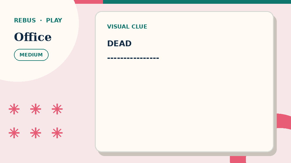 Actual office Rebus activity preview from this puzzle page