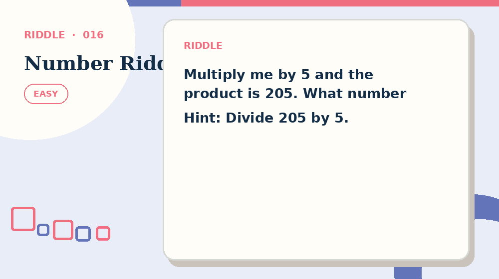 Actual number riddles Riddles activity preview from this puzzle page
