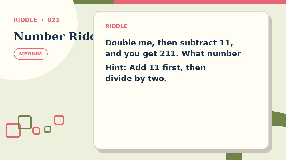 Actual number riddles Riddles activity preview from this puzzle page