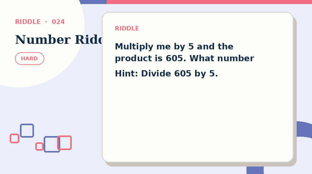 Actual number riddles Riddles activity preview from this puzzle page