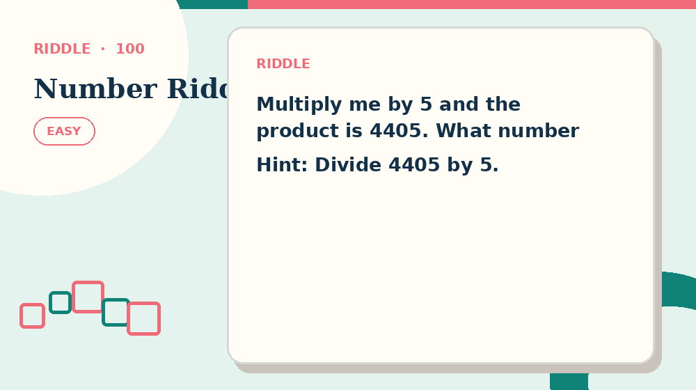Actual number riddles Riddles activity preview from this puzzle page