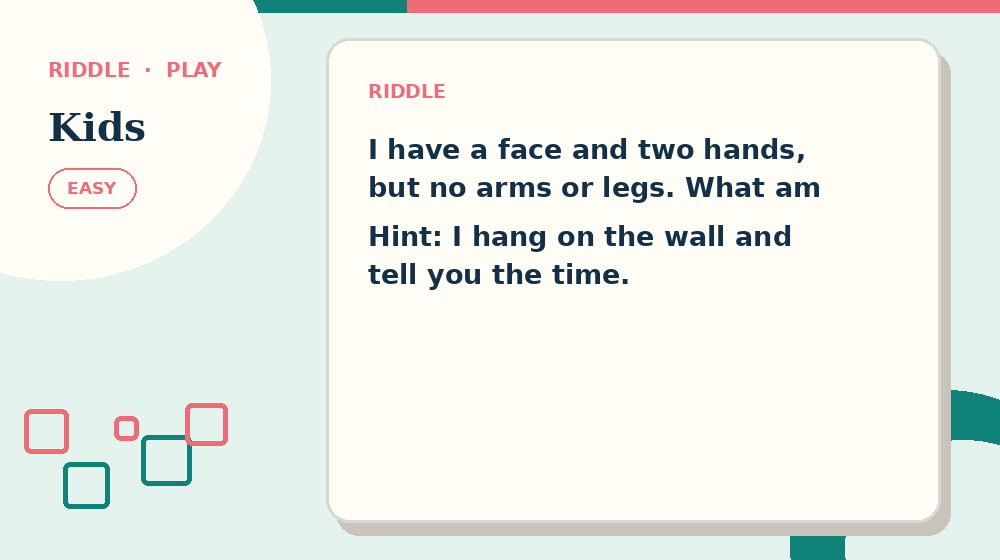 Actual kids Riddles activity preview from this puzzle page