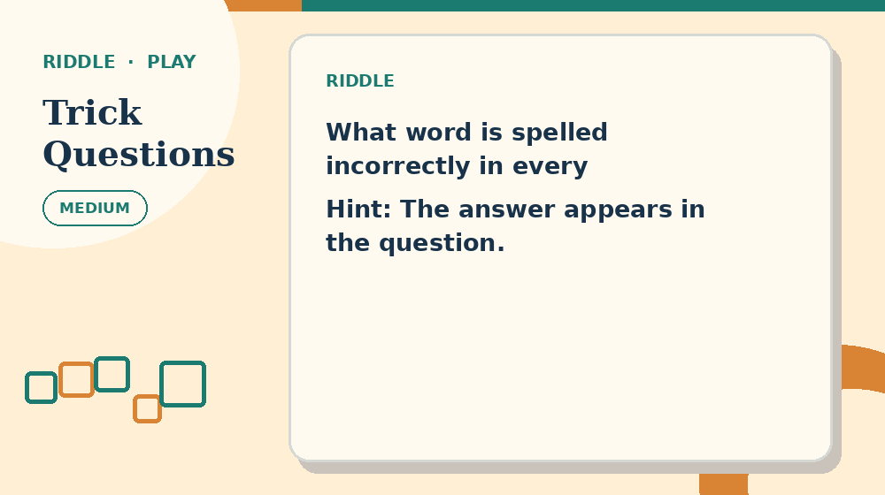 Actual trick questions Riddles activity preview from this puzzle page