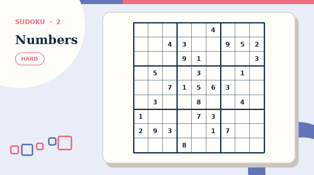 Actual numbers Sudoku activity preview from this puzzle page