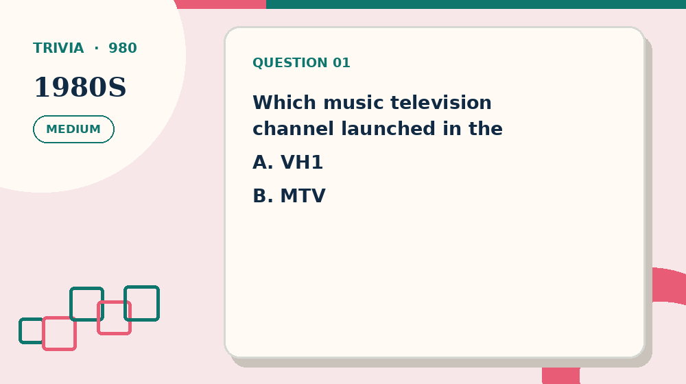 Actual 1980s Trivia activity preview from this puzzle page