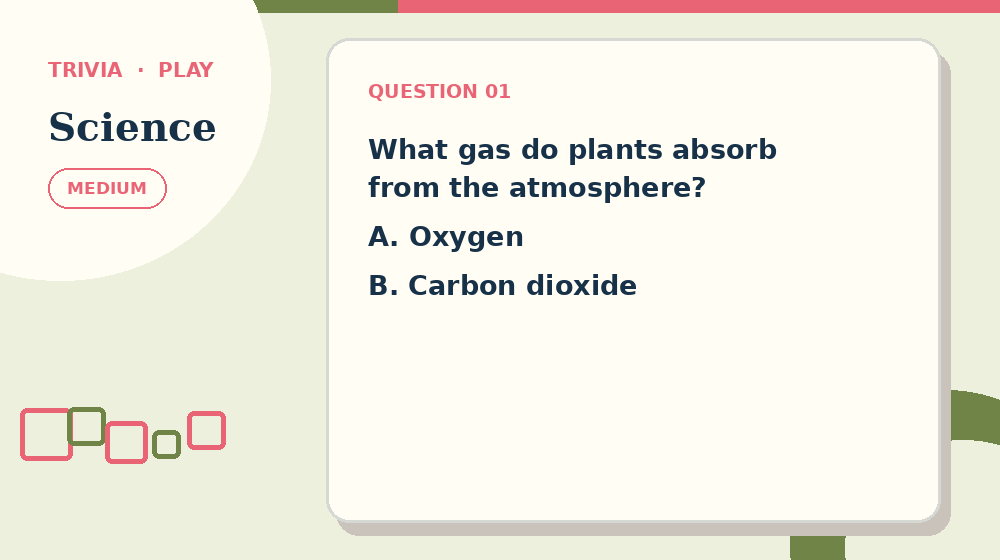 Actual science Trivia activity preview from this puzzle page