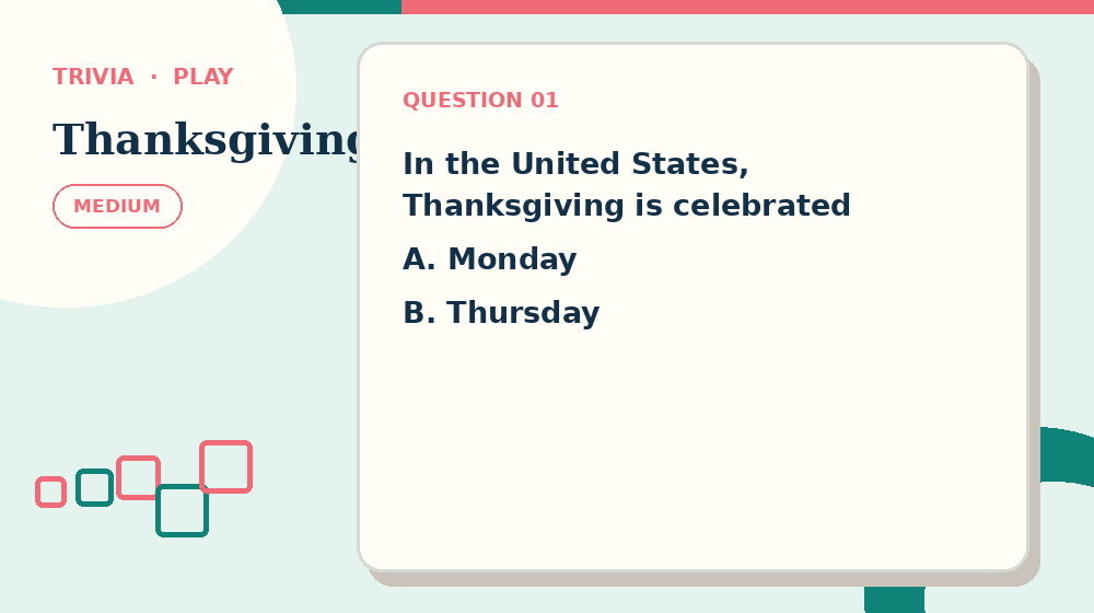 Actual Thanksgiving Trivia activity preview from this puzzle page
