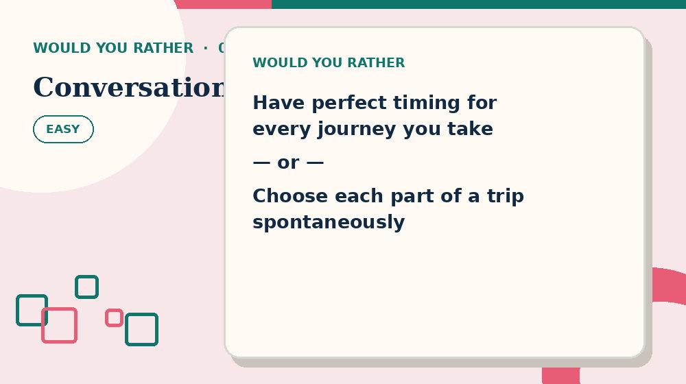 Actual conversation Would You Rather activity preview from this puzzle page